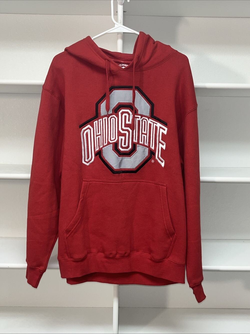 NWT E Five Apparel Embroidered Ohio State Buckeyes Sweatshirt Red Adult Large